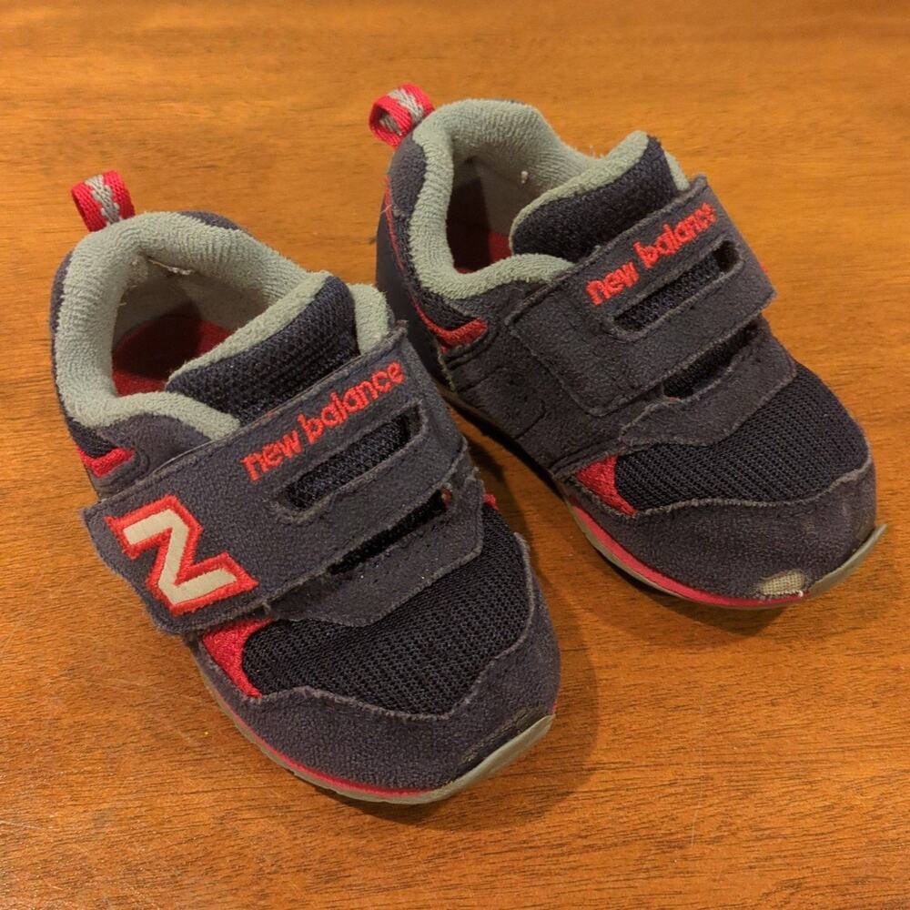 New Balance Toddler Sneakers - Navy and Red